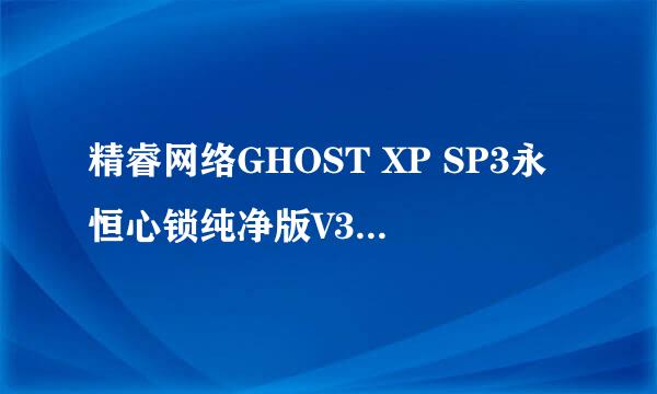 精睿网络GHOST XP SP3永恒心锁纯净版V3.0.iso
