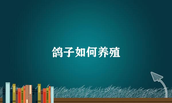 鸽子如何养殖